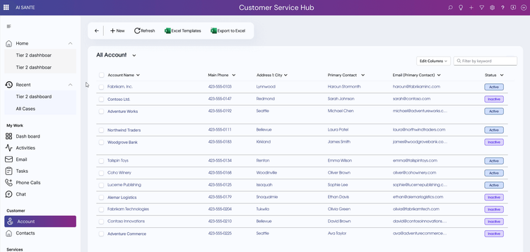 AI-Based CRM Application